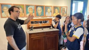 Casa de Cultura recebe visita de alunos da Rede Municipal