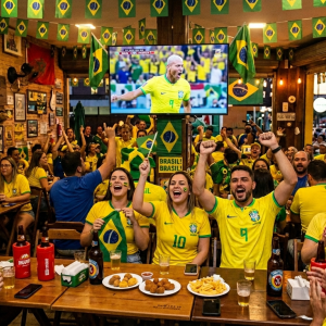 Bares da região apostam em telas grandes e promoções para a Copa do Mundo